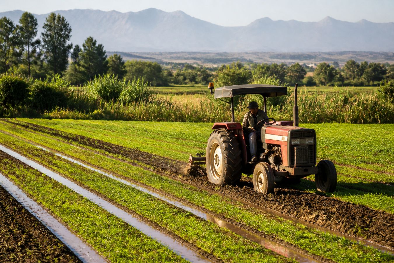 Contact NavFleet Maroc — Engin agricole dans une exploitation