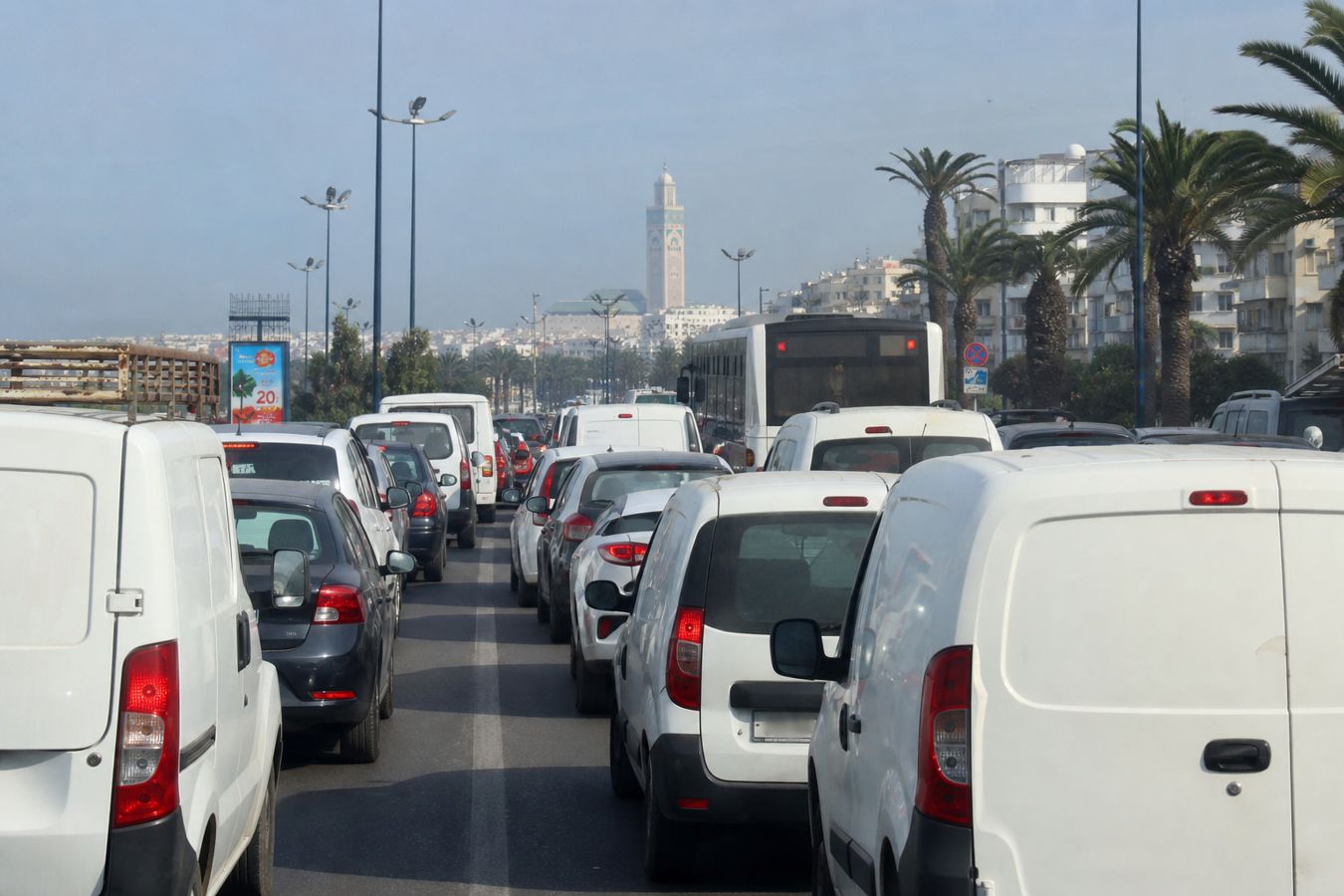 Géolocalisation GPS et gestion de flotte au Maroc — Trafic urbain à Casablanca