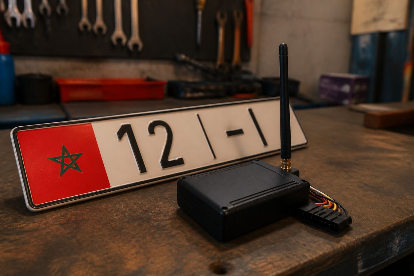 Géolocalisation GPS et gestion de flotte au Maroc — Traceur GPS professionnel avant pose (2)